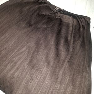 Black Massimo pleated skirt